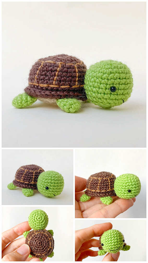 Amigurumi Cute Turtle Free Pattern - Amigurumi