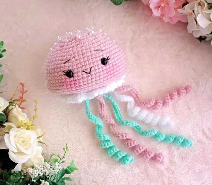 Crochet Jellyfish Free Amigurumi Pattern – Amigurumi