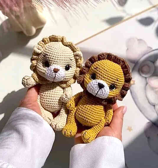 Amigurumi Cute Lion Free Crochet Pattern – Amigurumi