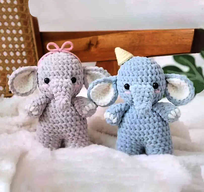 Amigurumi Ahco The Baby Elephant Free Crochet Pattern – Amigurumi