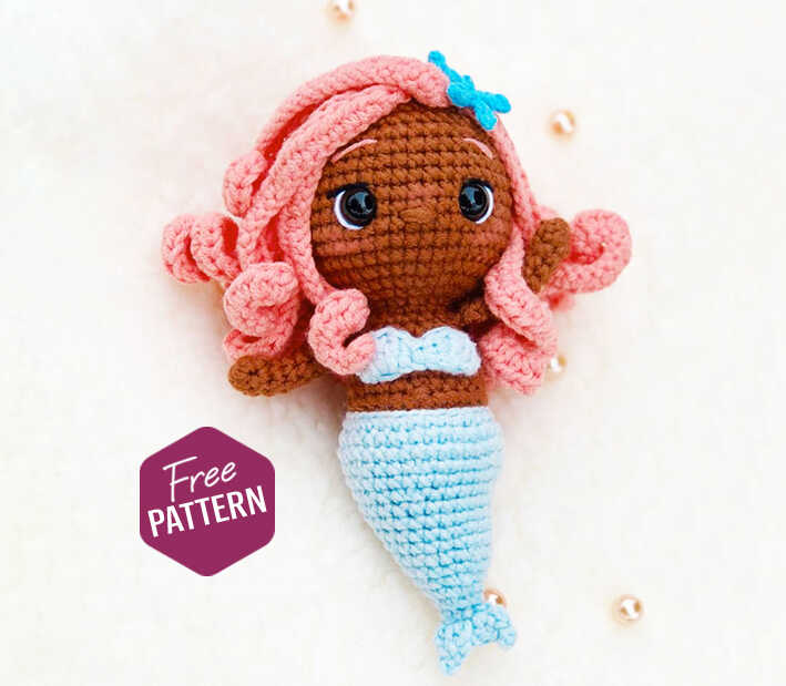 Mermaid Marina Crochet Free Amigurumi Pattern – Amigurumi