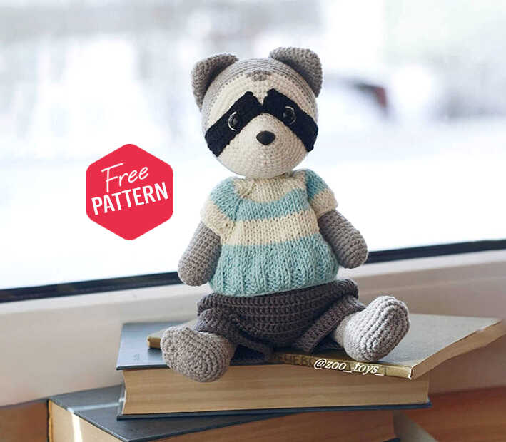 Amigurumi Crochet Raccoon Free Pattern – Amigurumi