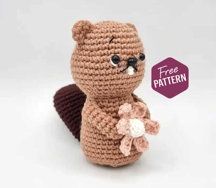 Amigurumi Little Beaver Crochet Free Pattern – Amigurumi