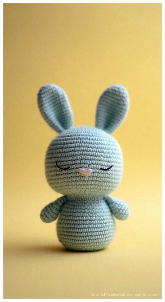 bunny amigurumi crochet doll cute rabbit plush toy
