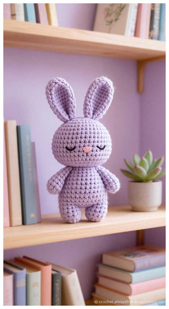 cute bunny amigurumi crochet toy small rabbit doll
