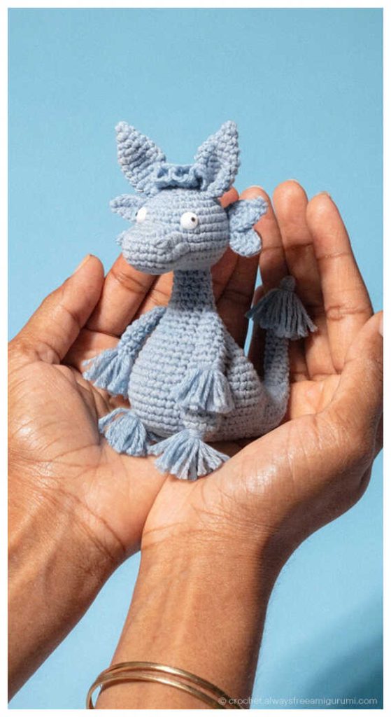 dragon amigurumi crochet plush cute fantasy toy idea