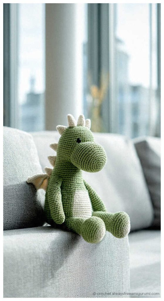 dragon amigurumi crochet toy adorable fantasy plush idea