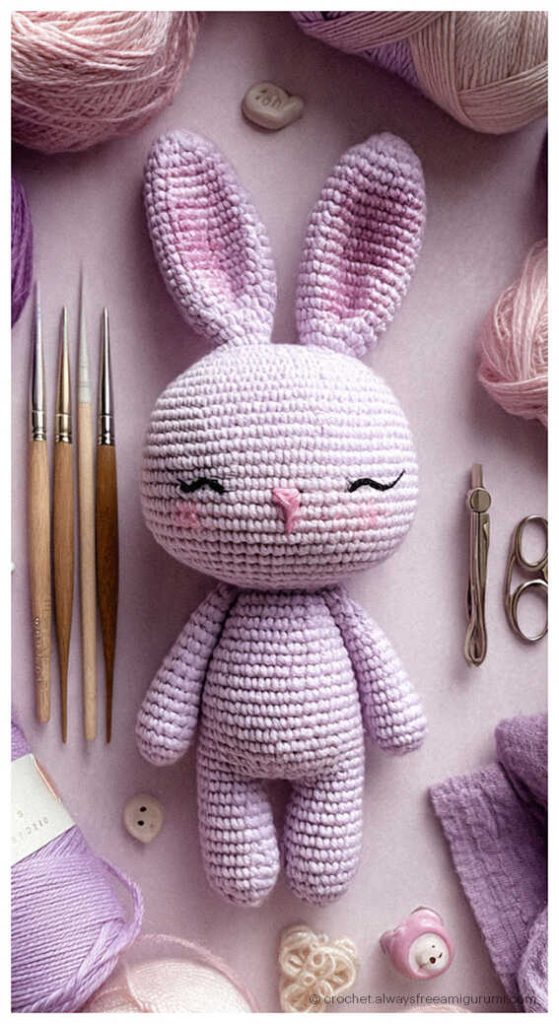 rabbit amigurumi crochet doll soft bunny plush toy