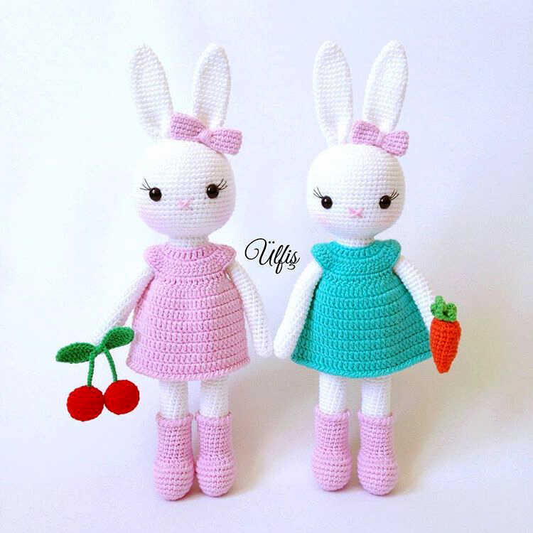 Cute Bunny Friends Amigurumi Free Crochet Pattern