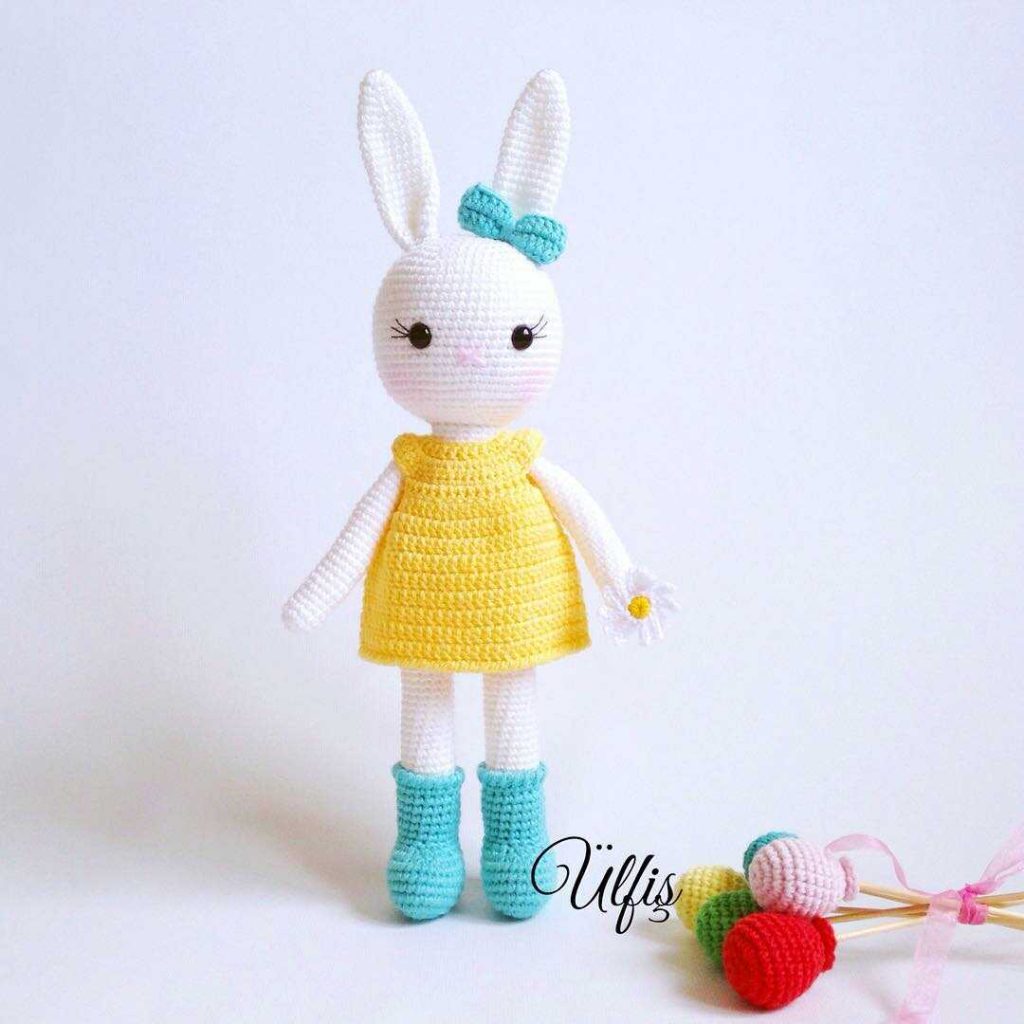 cute bunny amigurumi free crochet pattern handmade rabbit crochet toy