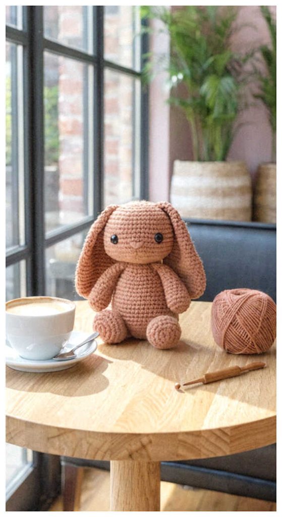 rabbit amigurumi crochet plush cute bunny toy idea