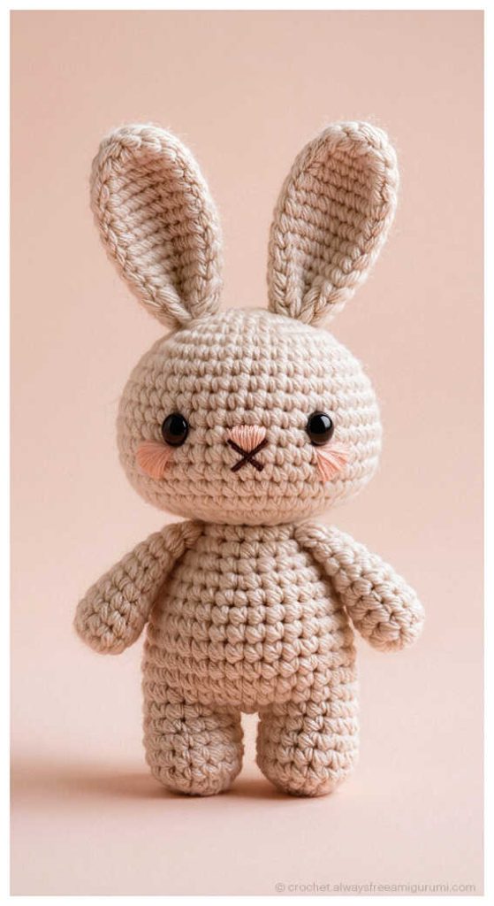 rabbit amigurumi crochet plush cute bunny toy idea