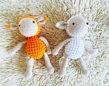 little lamb amigurumi free crochet pattern handmade sheep crochet toy
