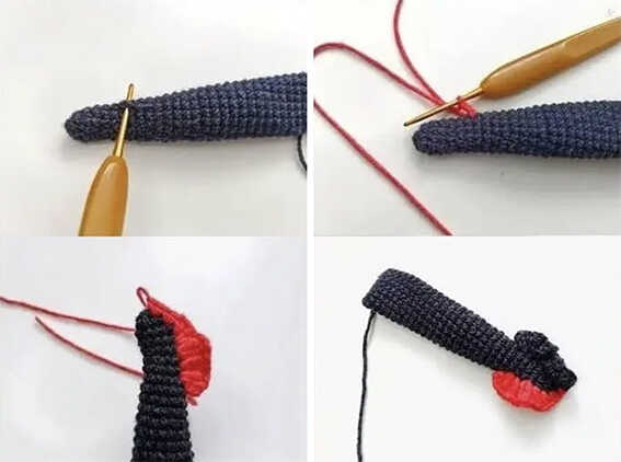 toothless dragon amigurumi tail crochet step free crochet pattern